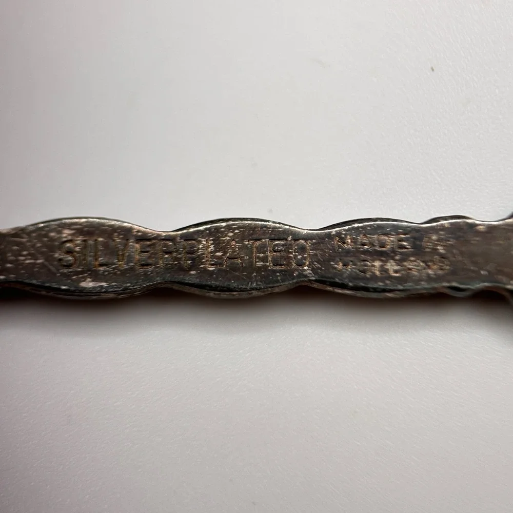 VTG 80s‎ Mount St. Helens Souvenir Collector Spoon Volcano Eruption Silver Tone
